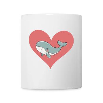 Meeresleben Wale Unter Wasser - Tasse - Weiß - Vorne
