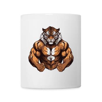 Tiger Muscles MMA Fighter Beast - Mug - white - Front