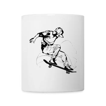 Skateboarding - Mug - white - Front