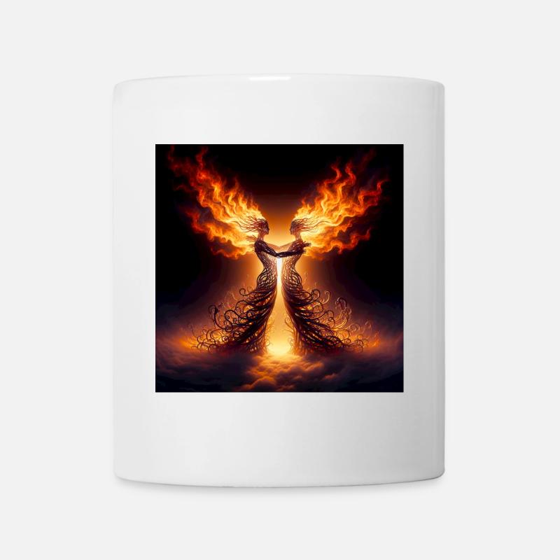 Flammes Jumelles - Mug blanc - blanc
