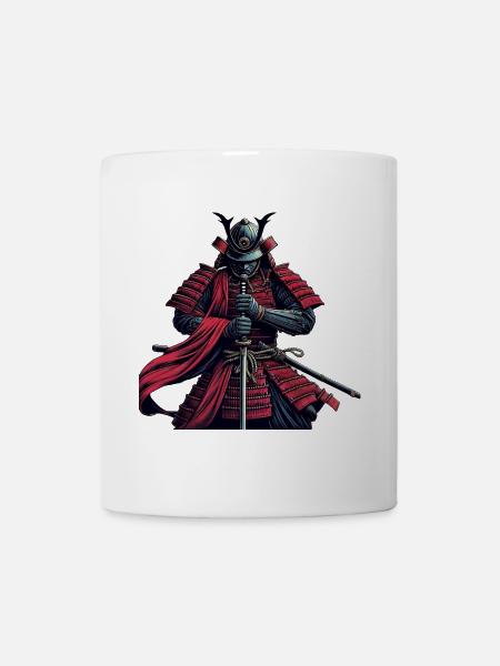 Bushido du guerrier samouraï - Mug blanc - blanc