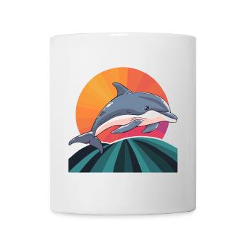 Dolphin Dolphins - Mug - white - Front