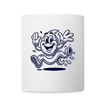 Lustiger Geister-Cartoon Erwachsensein ist - Tasse - Weiß - Vorne