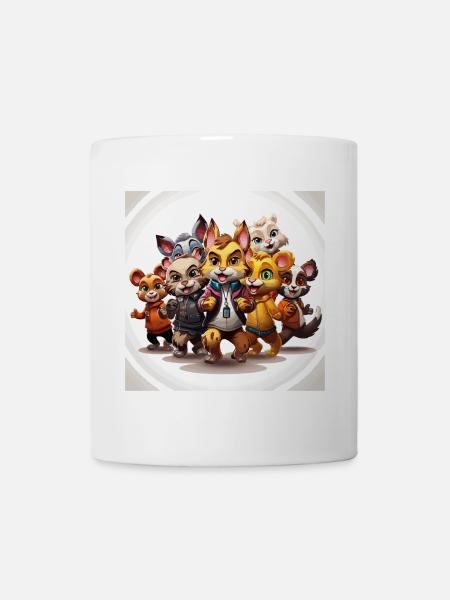The Groovy Line-Up - Mug - white
