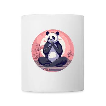 Ein Zen-Panda - Tasse - Weiß - Vorne