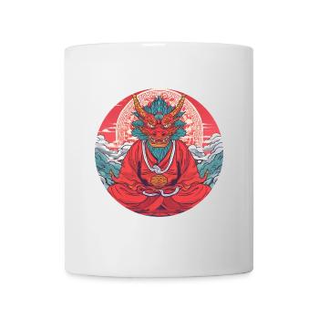 Un dragon zen - Mug blanc - blanc - Devant