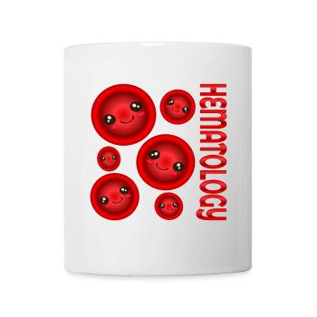 HÉMATOLOGIE SANGUINE - Mug blanc - blanc - Devant