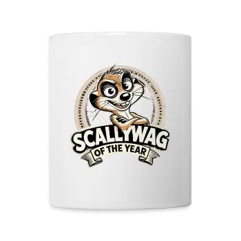 Scallywag des Jahres Erdmännchen witzig Geschenk - Tasse - Weiß - Vorne