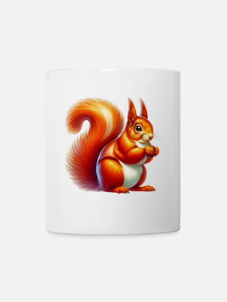 Eichhörnchen - Tasse - Weiß