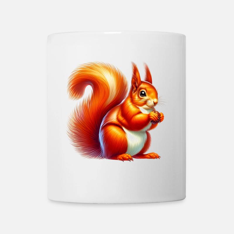 Eichhörnchen - Tasse - Weiß