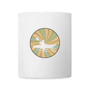 Kajakfahren Paddeln Kanu - Tasse - Weiß - Vorne