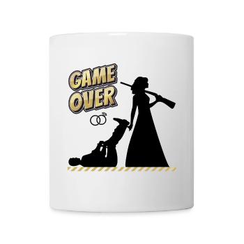 Geschenk zur Hochzeit lustig Spruch | Game over - Tasse - Weiß - Vorne