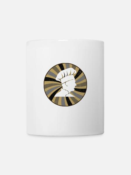 Koch Kochkunst Kochen - Tasse - Weiß