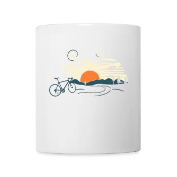 Gravel Ride cadeau pour un cycliste - gravel bike - Mug blanc - blanc - Devant