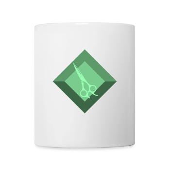 Friseur Friseurin Frisur - Tasse - Weiß - Vorne