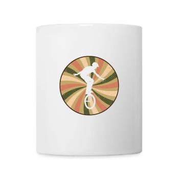 Unicycling Unicycle Pedals - Mug - white - Front