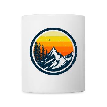 Mountain Sunset Adventure Design - Mug - white - Front