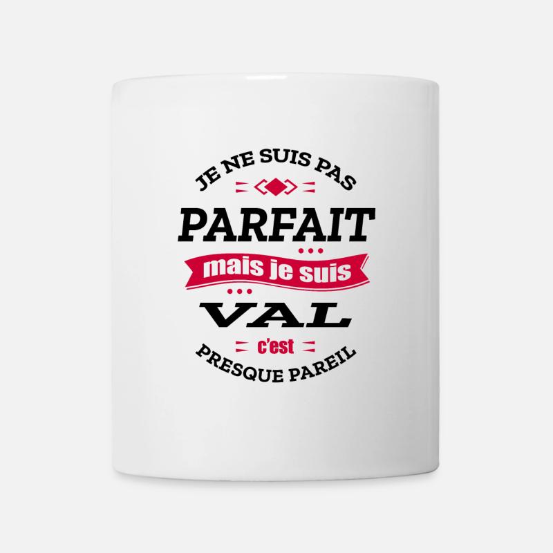VAL PARFAIT - PRENOM VAL - Mug blanc - blanc