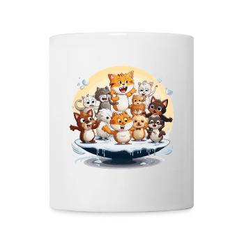 Der Schneeball-Wahnsinn - Tasse - Weiß - Vorne