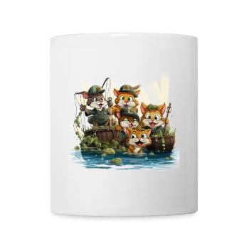 The Whimsical Fishing Expedition - Mug - white - Front