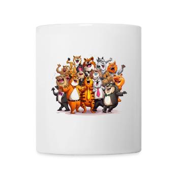 The Groovy Zoo Crew - Mug - white - Front