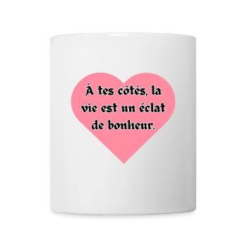 Ein Ausbruch des Glücks - Tasse - Weiß - Vorne