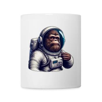 Gorilla Astronaut im Weltraum - Tasse - Weiß - Vorne