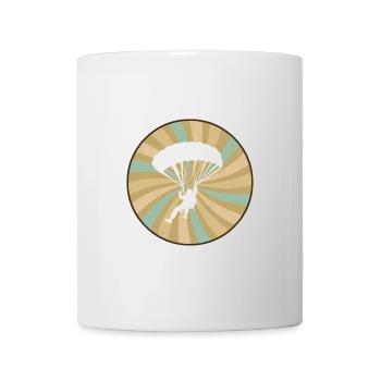 Skydiving Paragliding Adrenaline - Mug - white - Front