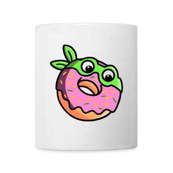 Niedlicher Ninja Donut Spaß Karikatur - Tasse - Weiß - Vorne