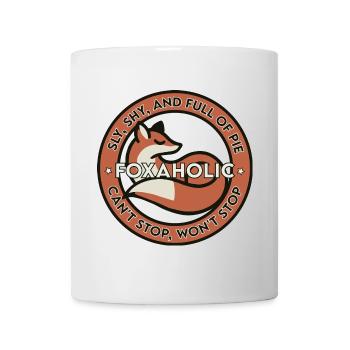 Foxaholic - Tasse - Weiß - Vorne