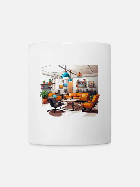 Dynamische Zusammenarbeit - Tasse - Weiß