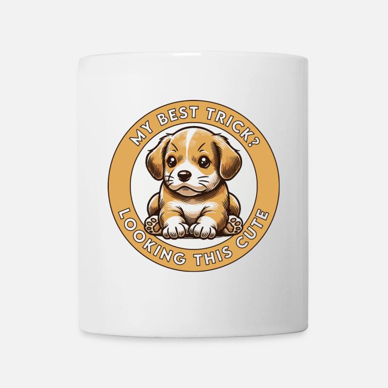 My Best Trick Looking This Cute - Tasse - Weiß