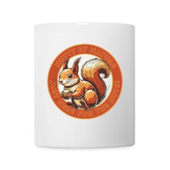 Just Here for the Nuts! - Tasse - Weiß - Vorne