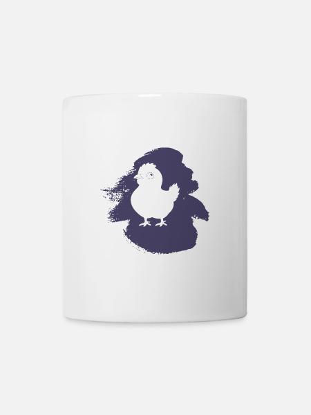 Hühnerstall Geflügel Kücken - Tasse - Weiß