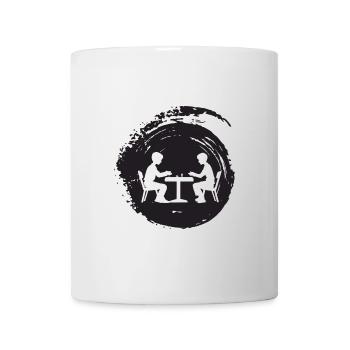 Soirée jeux de stratégie - Mug blanc - blanc - Devant