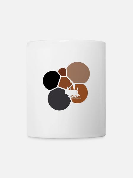 Eisenbahn Bahn Schienen - Tasse - Weiß