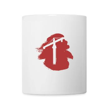 Kran Kranfahrer - Tasse - Weiß - Vorne