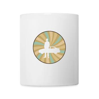 Car salesman car sports car - Mug - white - Front