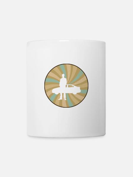 Vendeur de voitures voitures de sport - Mug blanc - blanc