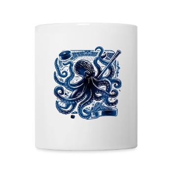 Gol de rondelle de hockey sur glace Kraake Polaire Hockey Canada - Mug blanc - blanc - Devant