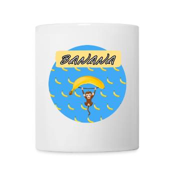 banana äffchen - Tasse - Weiß - Vorne