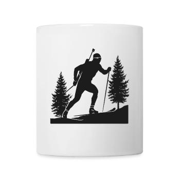 Biathlon Biathlète Sports d’hiver - Mug blanc - blanc - Devant