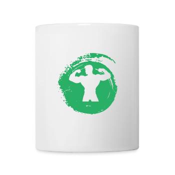 Bodybuilding Workout Gewicht - Tasse - Weiß - Vorne