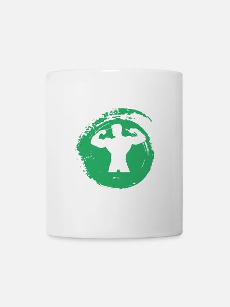 Bodybuilding Workout Gewicht - Tasse - Weiß
