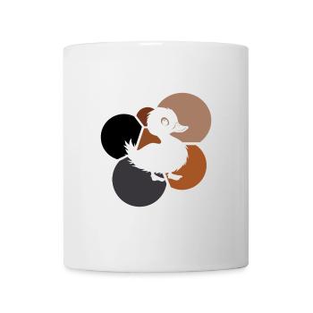 Entchen Watscheln - Tasse - Weiß - Vorne