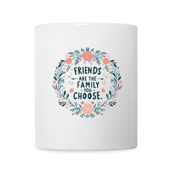 Friends are the family you choose - Mug - white - Front