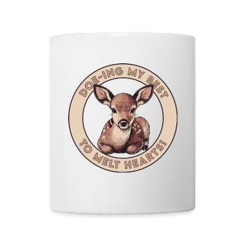 Doe-ing My Best to Melt Hearts - Tasse - Weiß - Vorne
