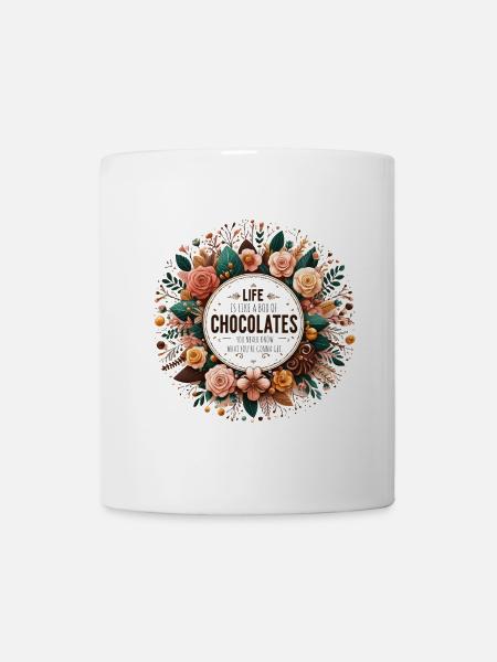 Life is like a box of chocolates You never know wh - Tasse - Weiß