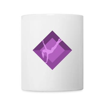 Gymnastiktraining Handstand Turner - Tasse - Weiß - Vorne