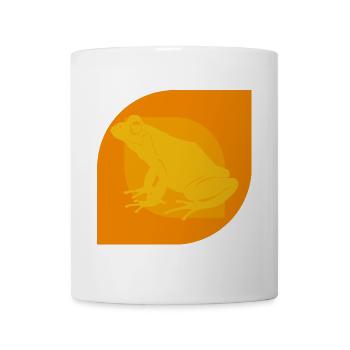 Frosch Quark Quak - Tasse - Weiß - Vorne